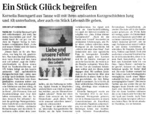 Mecklenburgische Zeitung 8. 10. 2015